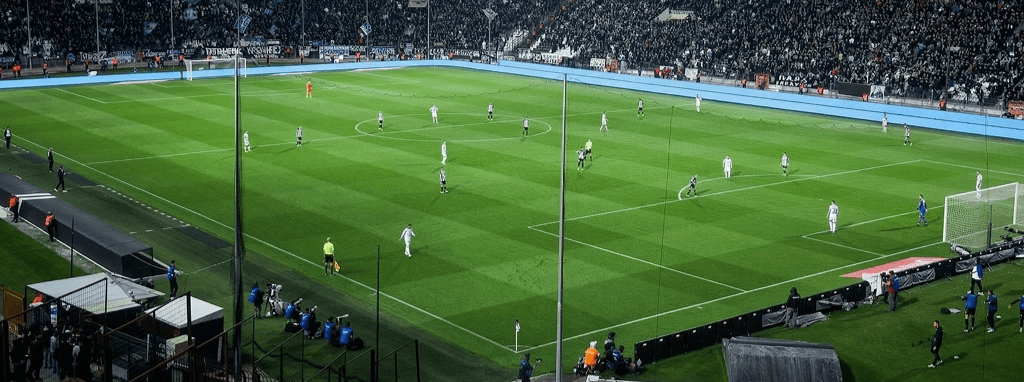 Football pitch scenario